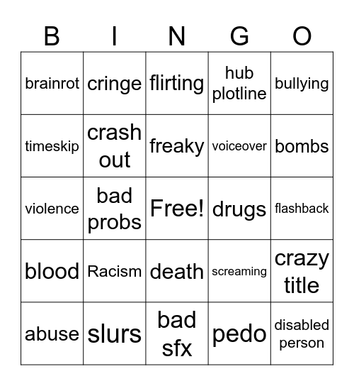 tomorrows teaching Bingo Card