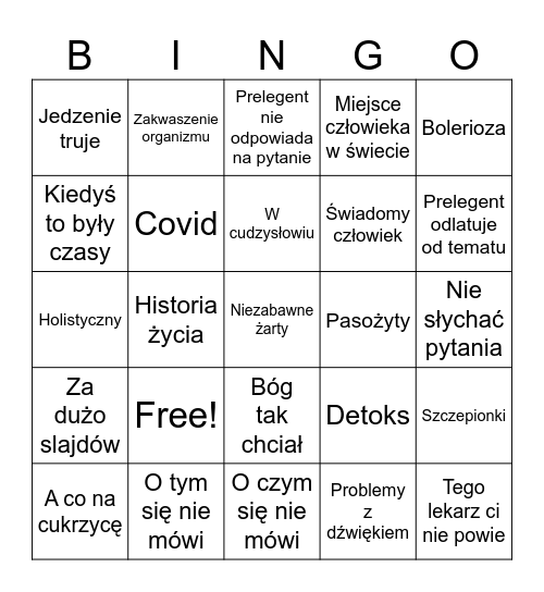 Kurs zielarstwa bingo Card