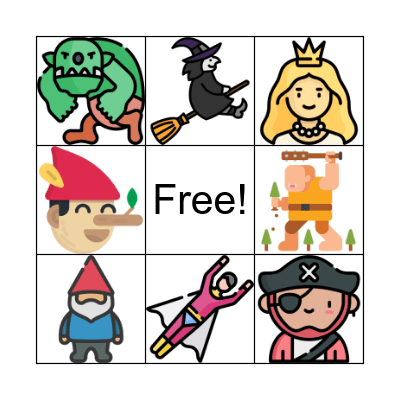 STORY WORLD Bingo Card