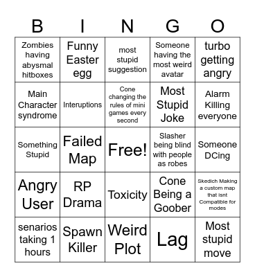 TM Bingo Card