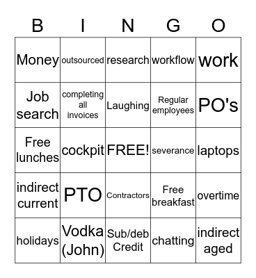 Fun Day Bingo Card