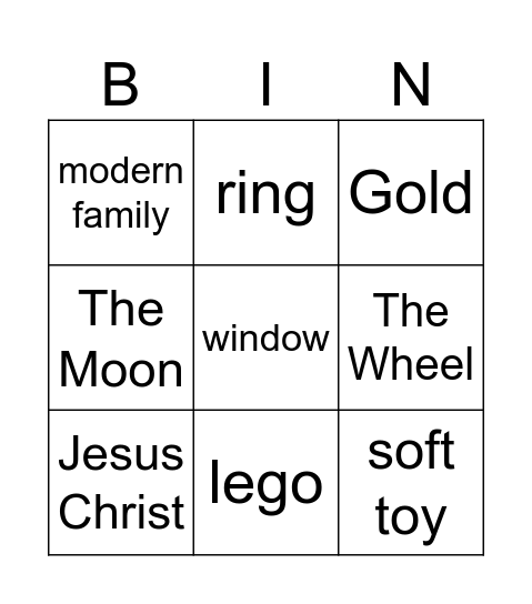 Infinite Craft Bingo Card