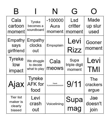 CBT BINGO Card