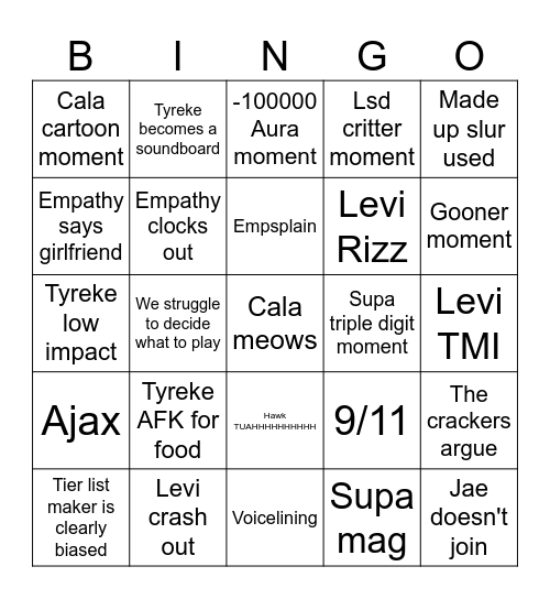 CBT BINGO Card