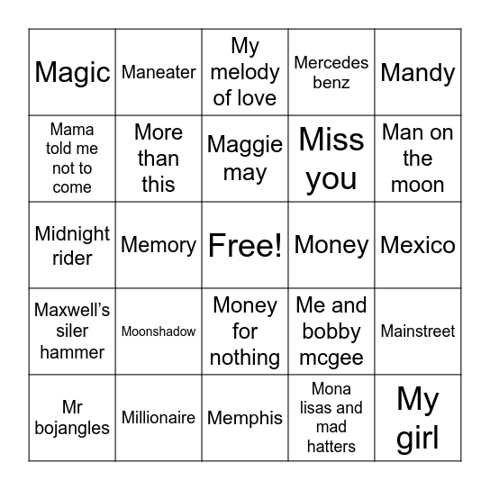 LMB 11/17 Bingo Card