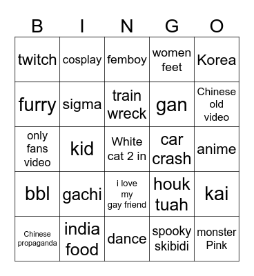 tiktokbingo Card