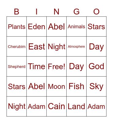 Who Done It? Bingo Card