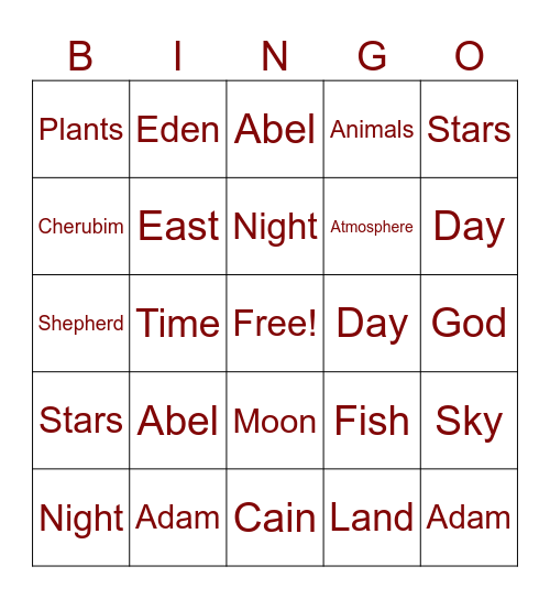 Who Done It? Bingo Card