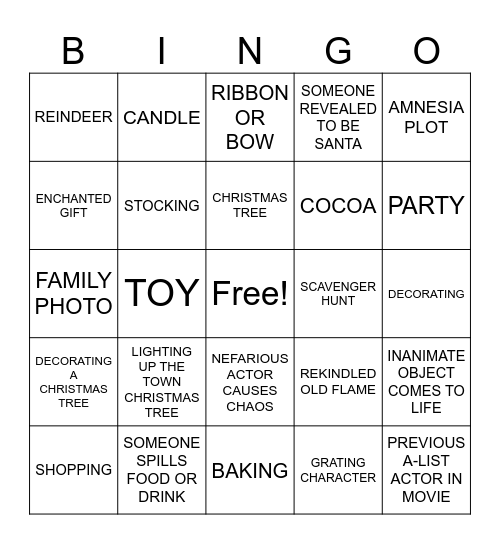 Countdown to Clichés Bingo Card