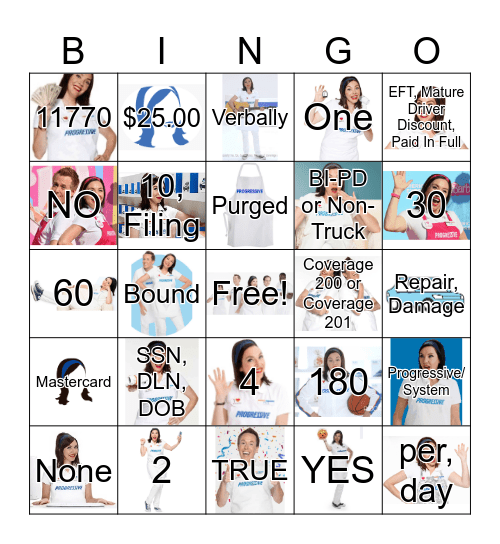 TEAM TRUETT BINGO ROUND 3 Bingo Card