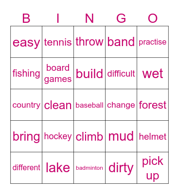 Wilsons 1-Untit 2 Bingo Card