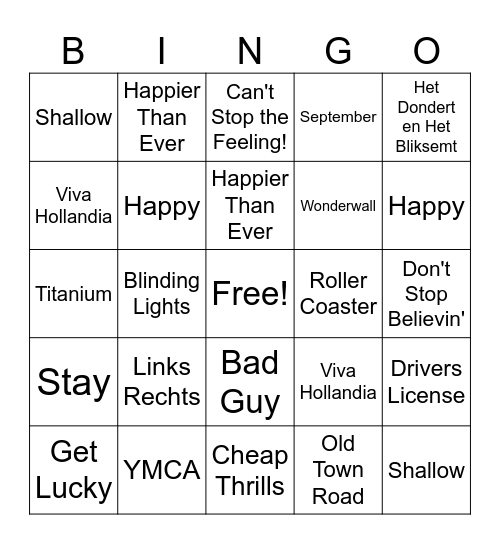 GraanBingo Card