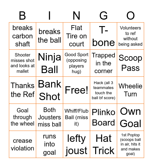 ATX Texas Lotto Bingo Card