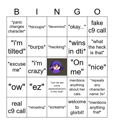 aspen bingo Card