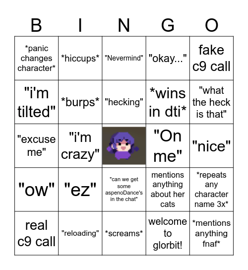 aspen bingo Card