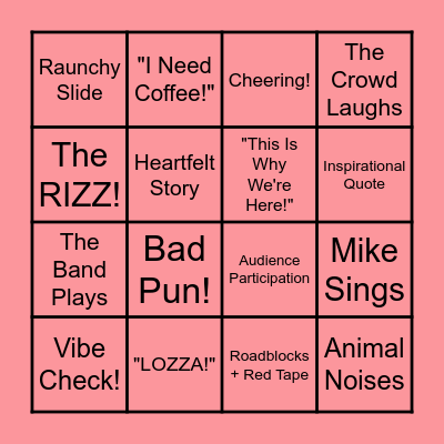 Work Reinvented Bingo! Bingo Card