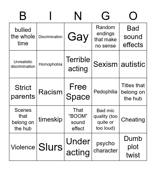 Tomorrow’s Teachings Bingo Card