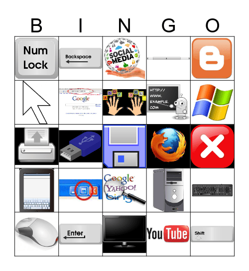 Computer BINGO! Bingo Card