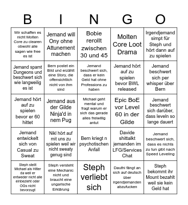 Fresh Classic Bingo Card