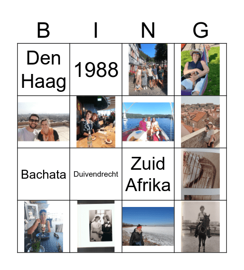 Anneke 70 jaar Bingo! Bingo Card