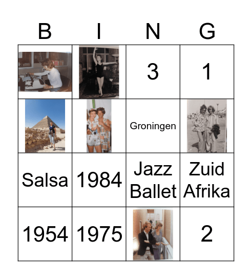 Anneke 70 Jaar Bingo! Bingo Card