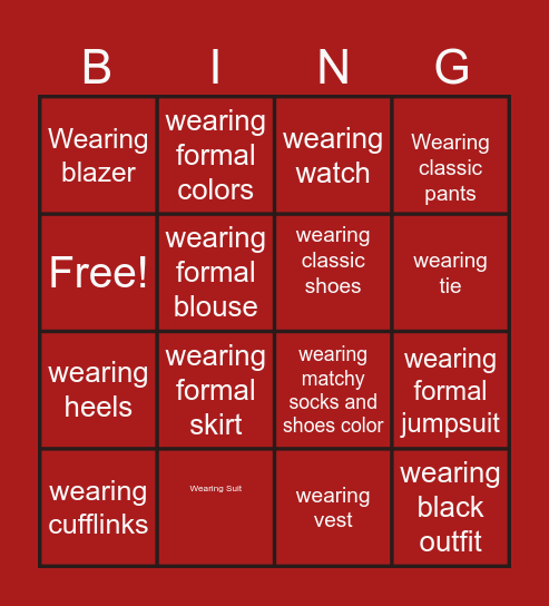 Find Someone who is....? Bingo Card