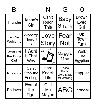Enterprise Network Modernization Music Bingo Card