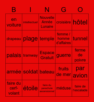 Au Vietnam ! Bingo Card