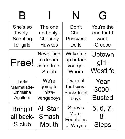 Raha Winter Social 2024 Bingo Card