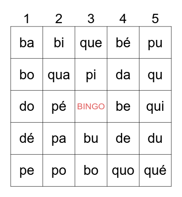 b/d/q/p Bingo Card