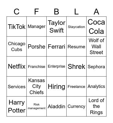 District Leadership Conference 2025 Bingo Card