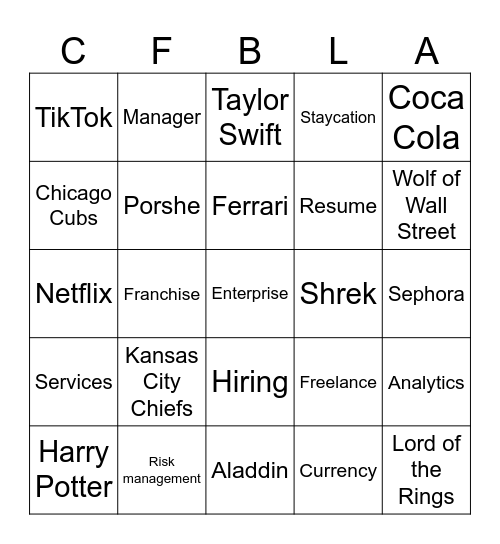 District Leadership Conference 2025 Bingo Card