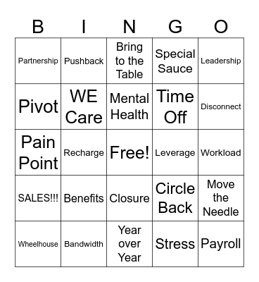 All Voices Fall 2024 Bingo Card