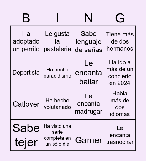 ATEAM BINGO Card