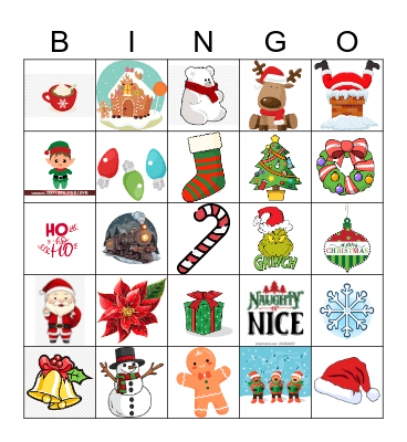Happy Holidays! Bingo Card