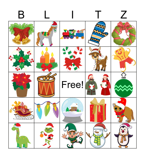 BLITZen Bingo Card