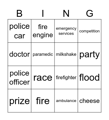 Unit 3 vocab Bingo Card