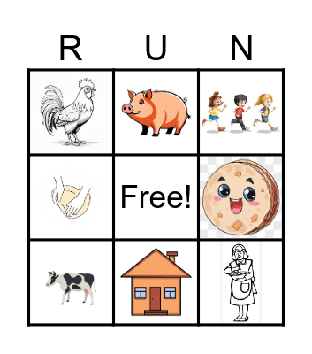 Runaway Tortilla Bingo Card