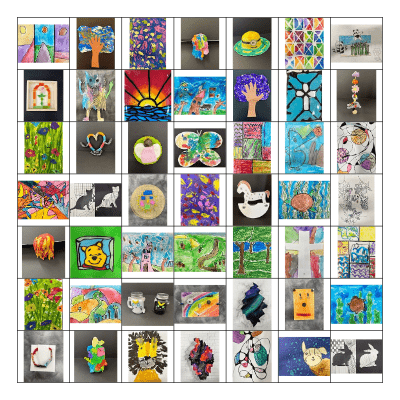 Art Show 2024 Bingo Card