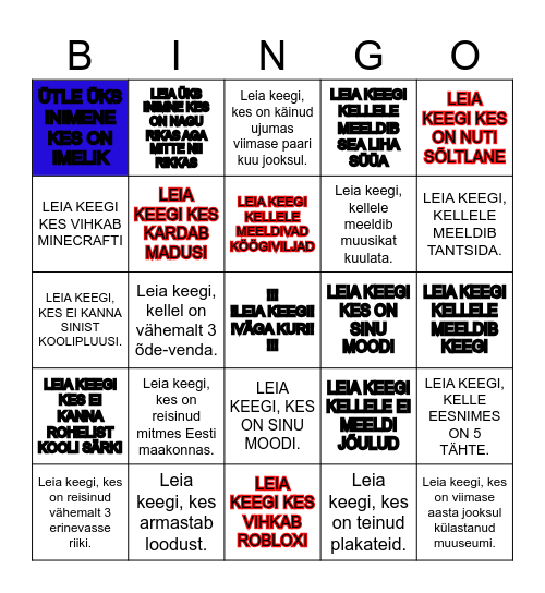 !!Hard Bingo!! Bingo Card