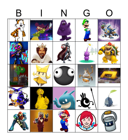 favs bingo Card