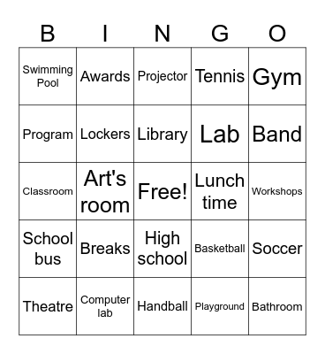 xd Bingo Card