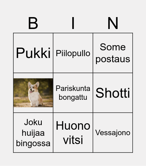 Jouluaaa Bingo Card