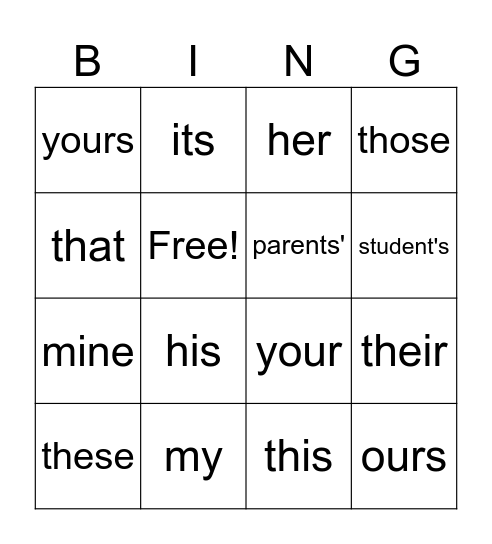 EFE - boken (kap 5, 6 och 8) Bingo Card