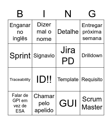 Eyelashes Bingo Card