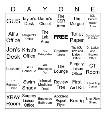 EEVC Day One Training Scavenger Hunt V1 Bingo Card