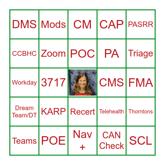 DSD Bingo Card
