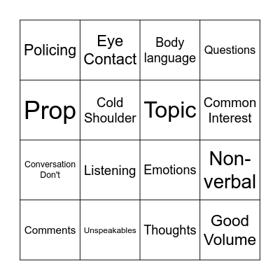E.L. Basics '24 BINGO Card