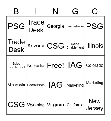 Networking Bingo - Who Did You Meet? Bingo Card