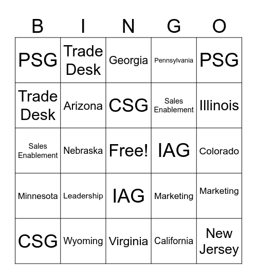 Networking Bingo - Who Did You Meet? Bingo Card